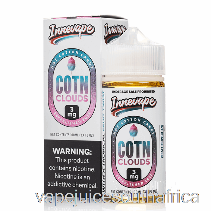 Vape Juice South Africa Cotn Clouds - Innevape E-Liquids - 100Ml 0Mg